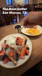 My absolute favorite breakfast stop in Texas is @rootcellarcafe in San Marcos, TX! This is the Texas French Toast! I won’t again for like 3 days after this. 😝 | Texas Garden Guy