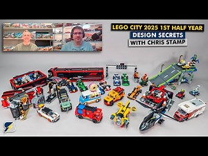 LEGO City 2025 1st half year design secrets and all the details with Chris Stamp!