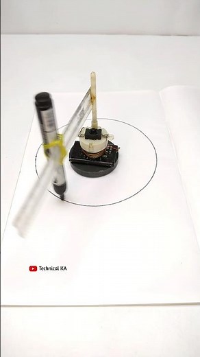 Create Your Own Circle Drawing Machine with Gear Motor