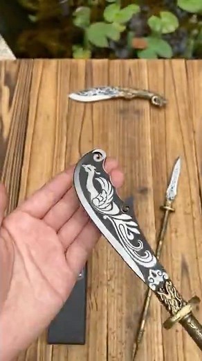 Unboxing Hand-Forged LvBu Great Halberd #unboxing #coldweapon #mysterybox