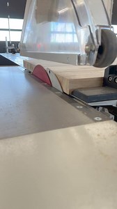 Time to trim this butcher block panel down on the SCM Woodworking Technology slide saw to the 10’ mark for the workbench top portion of the tool organization set up. The extendable support on the saw coming in handy on this piece #woodwork #tools #maker | The Dusty Lumber Co.