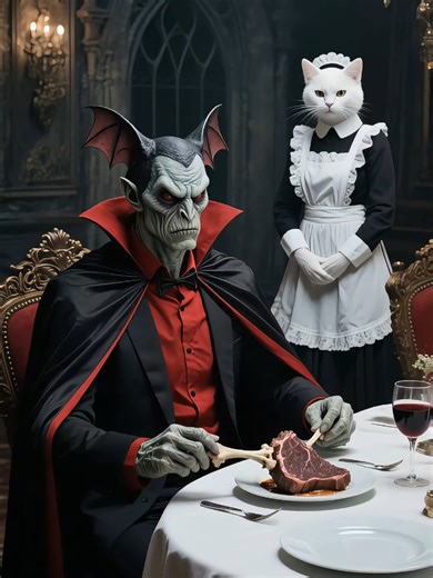 The Vampire's Trail, The ending holds a surprise! #orangecat #fyp #cat