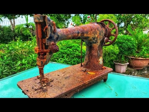 Restoration Sewing machine SIMANCO Rusty // Repair Sewing machine old
