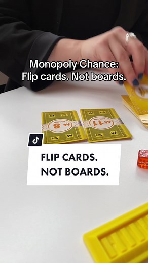 Keep flipping? YESSS. #monopoly #monopolygame #boardgametok #monopolychance #cardflipping