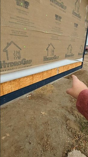 Diamond Kote Starter Board Install Tip #shorts #diamondkote #siding #dripcap #flashing #hydrogap