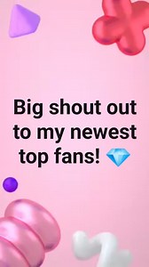 Big shout out to my newest top fans! 💎 David Dunston, Debbie Britton | Big Greg