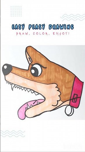 How To Draw A Dog... By Tracing Your Hand!