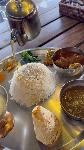 Authentic Chicken Thakali Khana Set 😍 Nepali Traditional Taste 🇳🇵