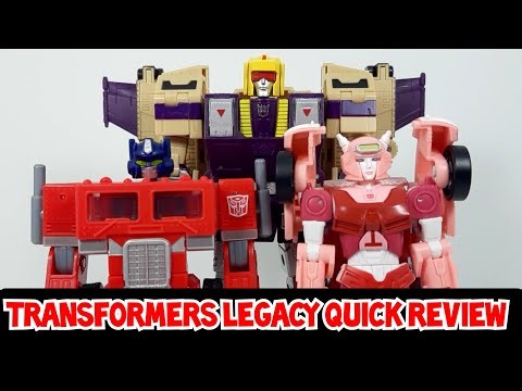 Transformers Legacy Review - Blitzwing, Elita-1, G1 Optimus Prime