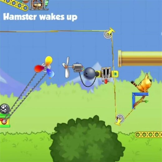 Playing Contraption Maker tutorial level