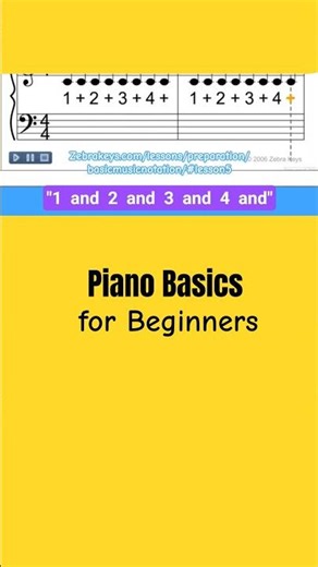 How to count "1/8" notes in music in 4/4 time