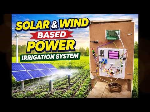 Hybrid Solar & Wind Powered Smart Irrigation System | Renewable Energy Project 2026