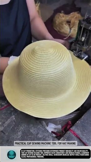Practical Cap Sewing Machine tool for hat making #tools