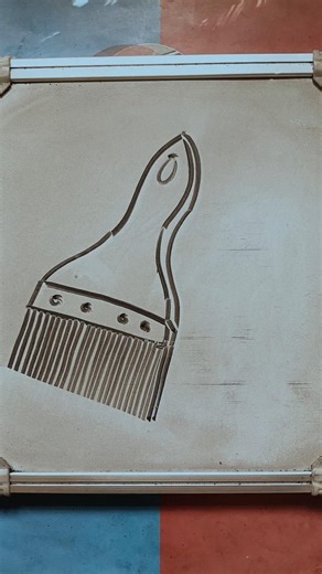 Paintbrush drawing very easy for beginners#gart4 #drawing4kids