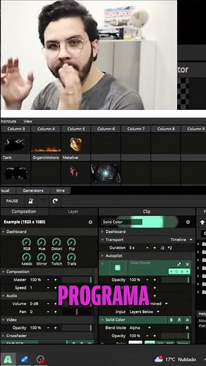 Resolume: Crea Efectos Visuales Impresionantes (Tutorial) #shorts