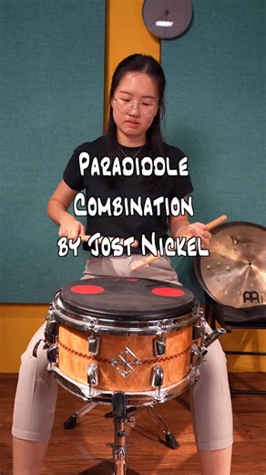 Wai Ling on Instagram: "Rudiments pyramid - paradiddle combination Single, double, triple paradiddle exercise from @jost_nickel snarebook! 🥢 @alphadrumworks 🥁 @dixondrumstw 🏠 @bobos.music.studio #wailingdrums #bobosmusicstudio #alphadrumworks #meinlmalaysia #dixondrums #meinlcymbals #splittonepad #padworkout #handspeeddrills #paradiddle"