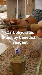 Benedict test for carbohydrates (suctose)analysis