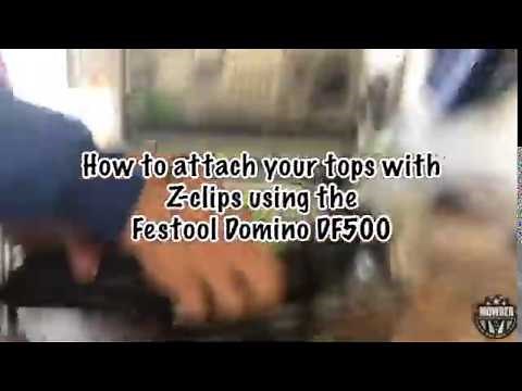 HOW TO Festool Domino/ Table top z-clips