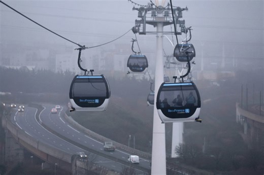 'Like skiing': first urban cable car unveiled outside Paris