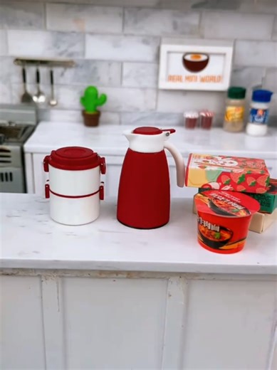 Miniature picnic lunch pack🥡 Credit - @Real mini world #miniaturepicniclunchpack #miniaturecooking #minifood #viral #foryou