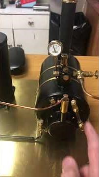 Stuart HB4 boiler steaming a Stuart half Beam Engine