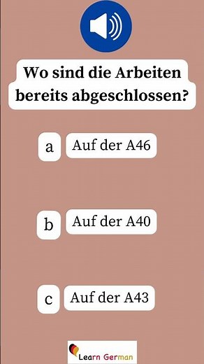 Hörübung A2 - Teil 1 Übung 30 | Listening practice A2 | #learngerman | #shorts