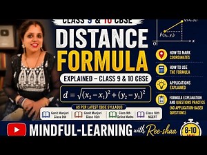 Distance Formula Class 9 & 10 CBSE | NCERT, Ganit Manjari & Selina Maths | Complete Explanation