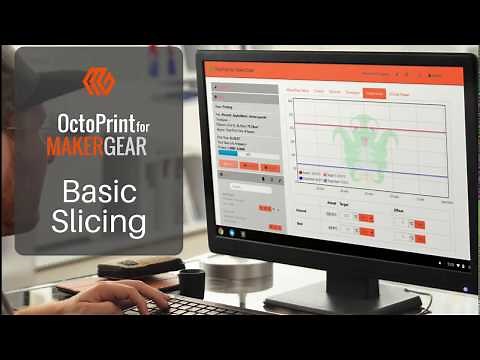OctoPrint for MakerGear: How to prepare an STL file for 3D printing
