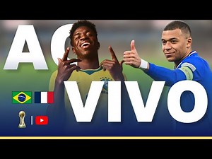 BRASIL X FRANÇA JOGO AO VIVO - DIRETO DO ESTÁDIO - AMISTOSOS 2026 - FUTEBOL AO VIVO
