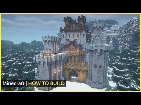 Minecraft How to Build a Viking Castle (Tutorial)