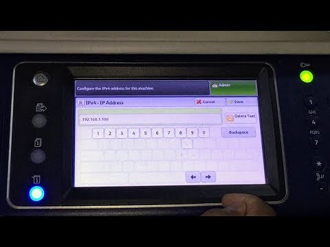 Xerox WorkCentre: Finding The Ip Address Of The Copier