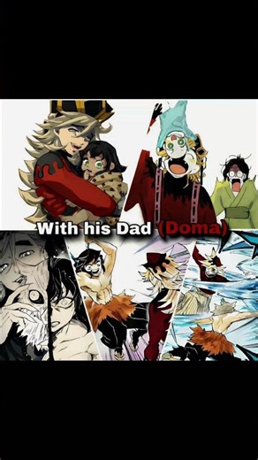 Inosuke with his Dad vs Mom: The Contrast is Wild 💔#demonslayer #doma #shinobu #inosuke #kotoha