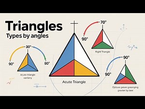 🔺 Concept of Triangle | Types of Triangles by Angles 🔺