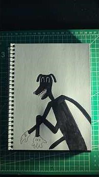 how to draw horror Character #horrordrawing #boisvert #horrortok #analoghorror #drawingtutorial