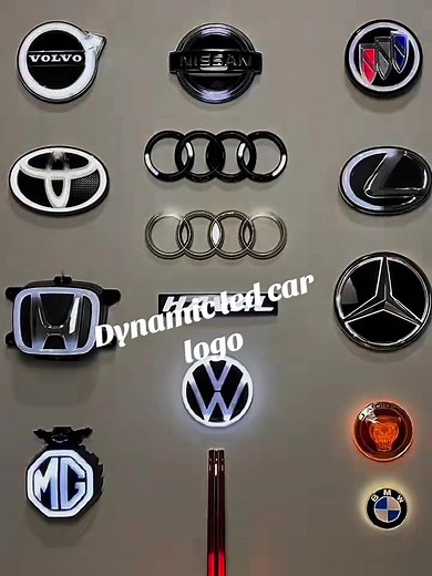 Illuminated LED Car Logos for Enthusiasts