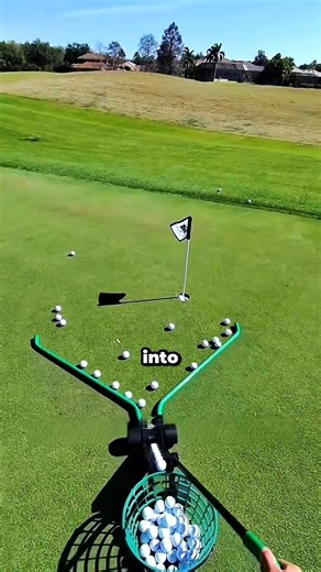 Amazing golf ball machine 👀😨 #shorts
