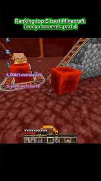 Ranking Top 5 Best Minecraft Funny moments part 4 (Remaked version)