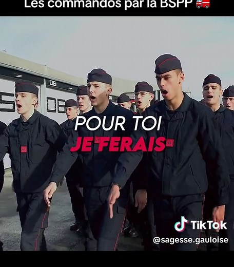 Chanson Militaire : Les Commandos par la BSPP