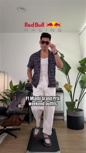 F1 Miami GP men’s outfit ideas 🏎️🏁