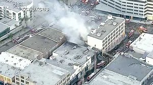 11 firefighters injured in Los Angeles as crews respond amid explosion, multi-building fire
