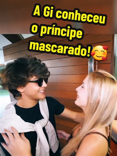 A Gi conheceu o príncipe mascadado! 😱🥰 #adr #rezende #rezenteam #gicardoni #pedrodante