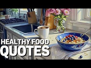 Healthy Food Motivation | Inspirational Food Quotes to Start Your Day 🌅🥗