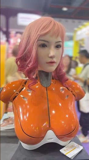 AI companion dolls in the expo #aicompanion #aifuture #smartdoll #healyourheart
