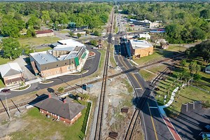 In the Town of Fairfax in Allendale County, the U.S. 278 at U.S. 321 intersection improvement and streetscape project reflects SCDOT's priorities of safety and mobility. Here's a look at how the completed project benefits pedestrians, motorists, and commercial vehicle traffic. | SCDOT