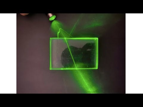 Refraction of Light through a Glass Slab