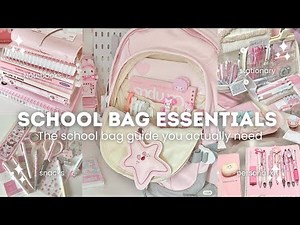 Things to keep in your School Bag | Back to School 2025 🩷