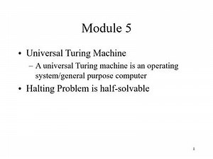 Module05-UniversalTuringMachines