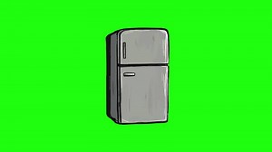 Download animated 3D refrigerator icon for free