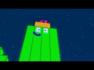 NUMBERBLOCK 42 Fanmade Animation But Glowing in Minecraft NUMBERBLOCKS