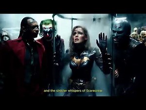 Batgirl captured in a fear gas chamber (AI animated video)